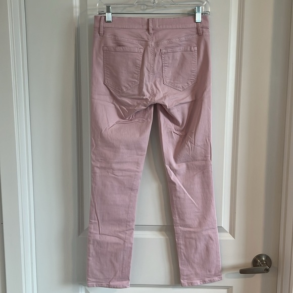 LOFT Women's Skinny Crop Little Pink Jeans 24/00 - Picture 9 of 9